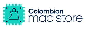 Imagen de una Computadora Apple de Escritorio y una Laptop Mac en Bogota